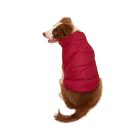 Winter Warm Dog Coat Pet Jacket Dog Clothes Wine Red