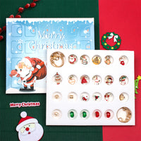 24 Days Christmas Countdown Calendar Advent Calendar Blind Box DIY Bracelet Jewelry Making Kit Style 4