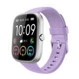 Bluetooth Smart Watch Water Resistant Fitness Activity Tracke Sports Watch Heart Rate Sleep Monitor Purple