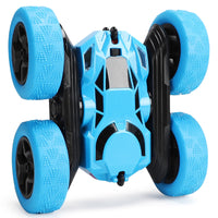 2.4GHz Remote Control Car Toy 4WD Rotating RC Car Toy Blue