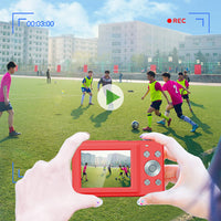 16X Zoom Digital Camera with 32GB Card 1080P Mini Video Camera for Teens Kids Red