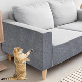 Self-Adhesive Cat Scratching Mat Climbing Cat Scratcher Furniture Wall Protector Grey