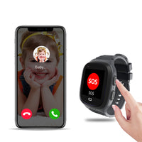 4G Smart Watch for Kids GPS Location Tracker Video Calling Watch Black