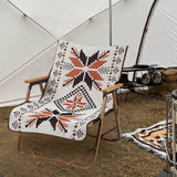 Bohemian Style  Camping Chair Seat Cover Garden Outdoor Folding Chair Cover Style 1