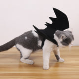 Black Bat Wings Costume Prop Dress Up Halloween Pet Dog Holiday Decor