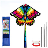 Large Kite with Tail Easy to Assemble Beach Kite for Family Activities Outdoor Games Style 3