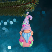 5-Piece Christmas Tree Gnome Hanging Pendant Acrylic Xmas Ornaments Decorations Style 2