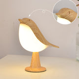 Touch Control Bedside Lamp Magpie LED Desk Lamp Reading Night Light Wood Color