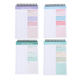 Set of 4Pcs 35 Sheets To Do List Notepad Undated Daily Planner Notebook Memo Notes