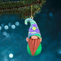 5-Piece Christmas Tree Gnome Hanging Pendant Acrylic Xmas Ornaments Decorations Style 2