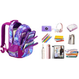 3Pcs Set School Bags Backpack with Insulate Lunch Box Pencil Bag Style 3