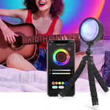 APP Control Sunset Projector Lamp Remote Control RGB LED Sunlight  Lamp 360 Degree Rotation