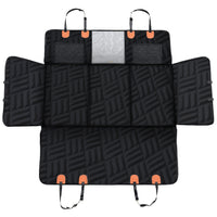 Large Back Seat Extender for Pets Water-Resistant Hard Bottom Dog Car Seat Cover