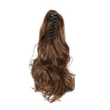 2Pcs 40cm Natural Claw Clip-In Style Hair Extensions Thick Curly Ponytail Long Pony Tail Style 4