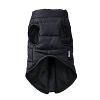 Winter Pet Waistcoat Zipper Clousure Warm Sleeveless Coat for Going Out Black