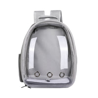 Expandable Travel Cat Backpack Carrier Polarized Tinted Bubble Window Pet Backpack Grey