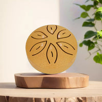 6-Note Rain Drum for Outside Garden Mini Steel Tongue Drum Instrument Golden