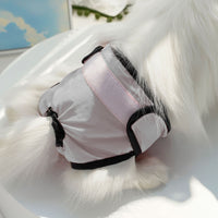 Washable Female Pet Nappy Diaper Dog Cat Physiological Pants Gray