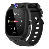 Touch Screen 4G Smart Watch Positioning Video Call Watch with Camera for Kids Black