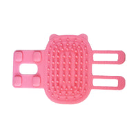 Silicone Pet Tickling Artifact CatsTickling Comb Cat Corner Brush Pet Itch Tool Pink