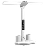 Dual Head LED Desk Lamp Touch Dimmable Table Light for Bedside Study Reading