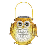 Owl Hanging Solar Lanterns Lights Outdoor Hollowed-Out Light Decorative Lights Patio Yard Decor