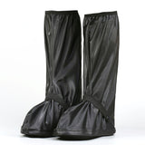 Pair of Waterproof Rain Shoe Cover Reusable Overshoe Tall Barrel Shoes Protector Gear