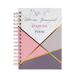 Fitness Schedule Journal Notebook Exercise Planner Notepad Writing Planner Daily Planner Pink