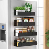 4Pcs Spice Racks Fridge Storage Seasoning Organizer for Kitchen