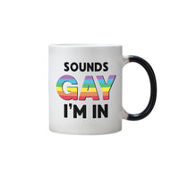 Heat Colour Changing Rainbow Novelty Coffee Mug Ceramic Coffee Mug Style 1