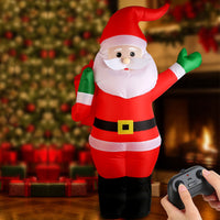 2.4G Remote Control Christmas Inflatable Santa Claus Musical Electric Xmas Garden Yard Party Decorations