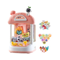 Mini Home Claw Machine with Sound Effect Mini Grabber Kids Toys Pink