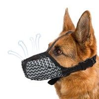 Anti-Biting Dog Muzzle Air Mesh Breathable Muzzle Prevent Barking Chewing