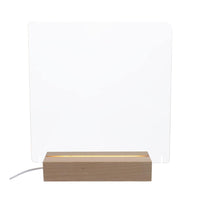 Acrylic Message Marker Board with Lighting Base and 12 Makers  for Office Home School