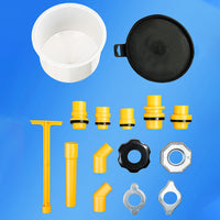 15 Piece Car Radiator Coolant Refill Funnel Kit Spill Proof Cooling System Tool