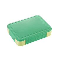 6 Divided Compartments Bento Box Lunch Food Containers Kids Leakproof Lunchbox Microwave Safe Green