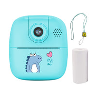 Instant Print Camera for Kids 1080P HD Selfie Video Camera Blue