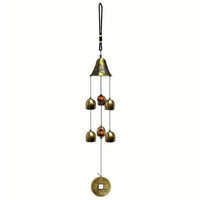 55cm Metal Wind Chime Chinese Style Hanging Feng Shui Bell Outdoor Home Decoration