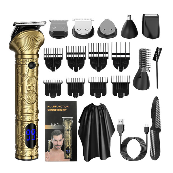 Electric Men Beard Trimmer Hair Clipper Razor Shavers Kit