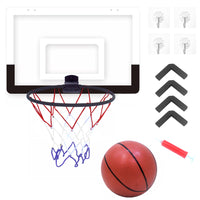 Mini Over The Door Basketball Hoop for Kids Basketball Hoop with Inflate Basketball Indoor Sports Toys