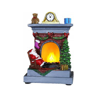 Christmas Fireplace Decorative Light Holiday Party Ornament Xmas Decor