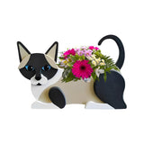 Cat Planter Plant Pots Herb Garden Flower Planter Garden Home Decor Beige