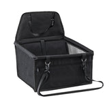 Cat Dog Pet Car Booster Seat Auto Carrier Travel Safety Protector Basket Black