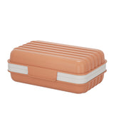 Travel Soap Dish with Lid Portable Draining Soap Holder Soap Case Orange