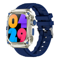 Smart Watch Outdoor Sport Smart Watch HD Display Blue