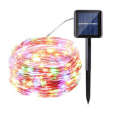 22-Meter Solar Fairy String Lights 8 Modes Garden Yard Decorative Light Multicolor  Light