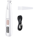 Electric Pet Trimmer Multifunctional Pet Hair Clippers with LED Light Pet Grooming Tools