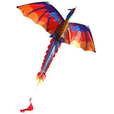 1.4M Classical Dragon Kite with Tail Stereoscopic Dragon Kites for Beginner