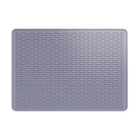 71 x 50CM Silicone Stove Top Cover for Electric Stove Glass Top Stove Cover Dish Drying Mat Grey