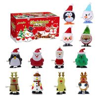 12Pcs Wind Up Decoration Set for Christmas Decoration Style 2